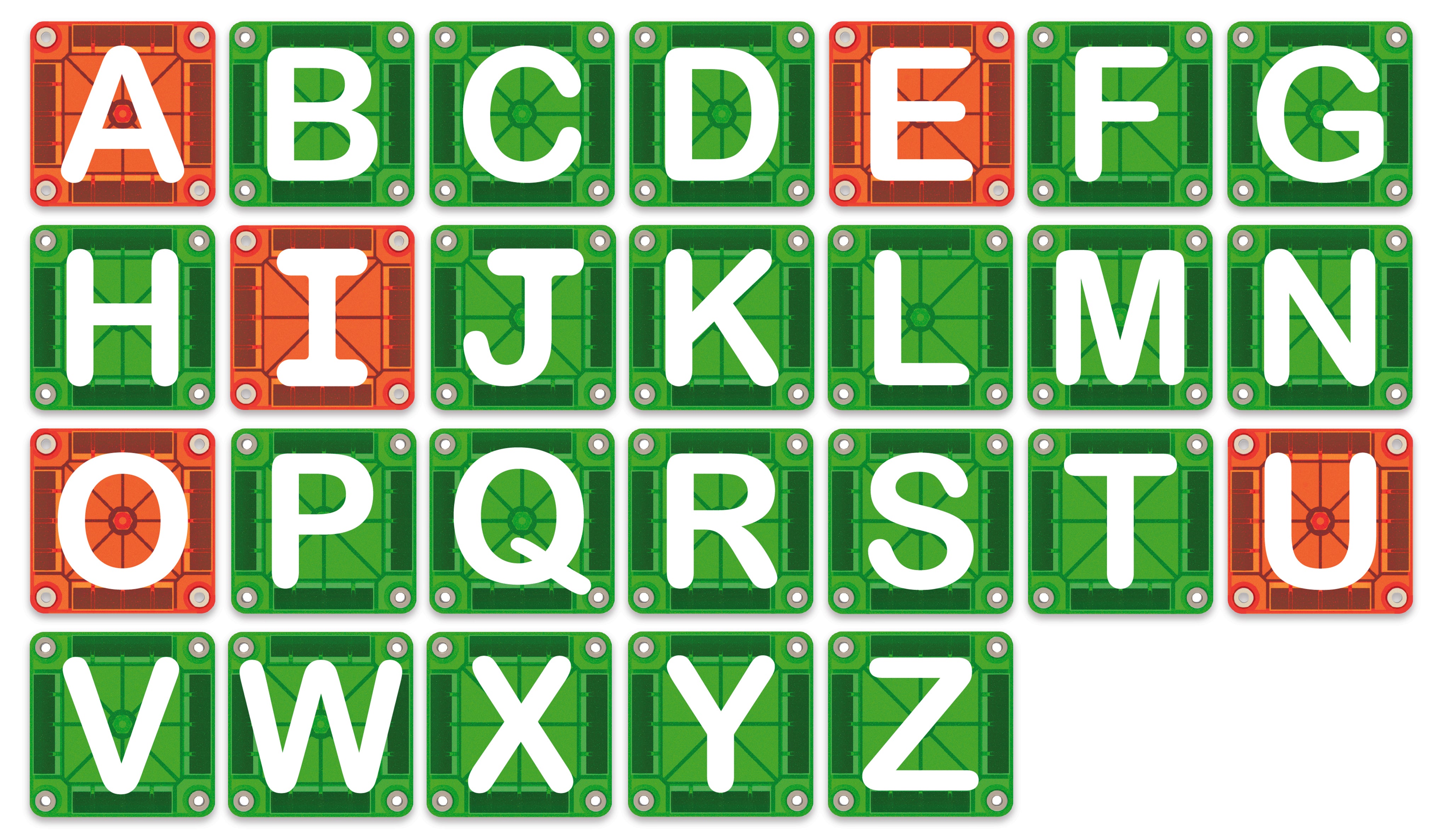 microMAGS Learn Letters™ 56 Piece Set