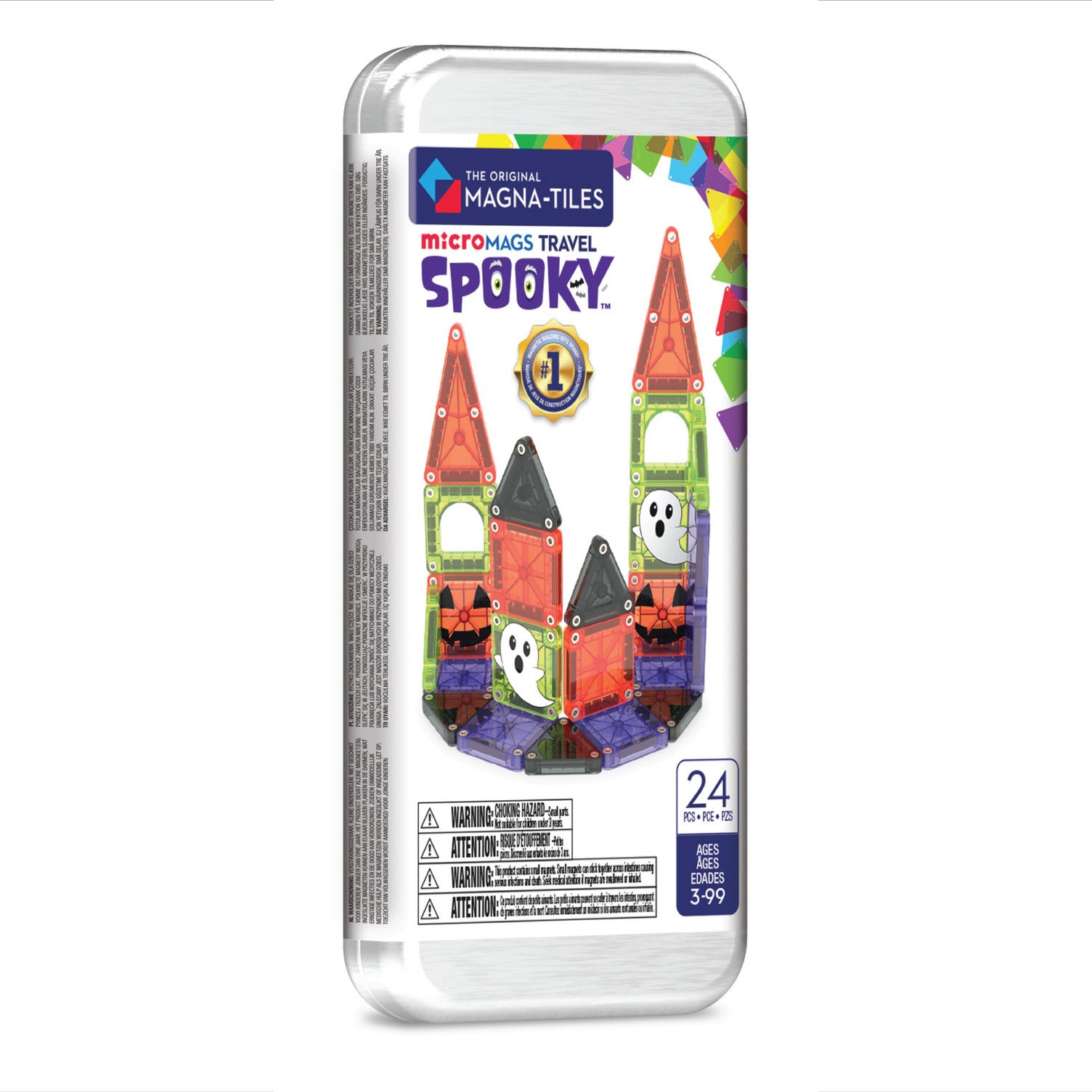 microMAGS Spooky 24 Piece Travel Set – MAGNA TILES