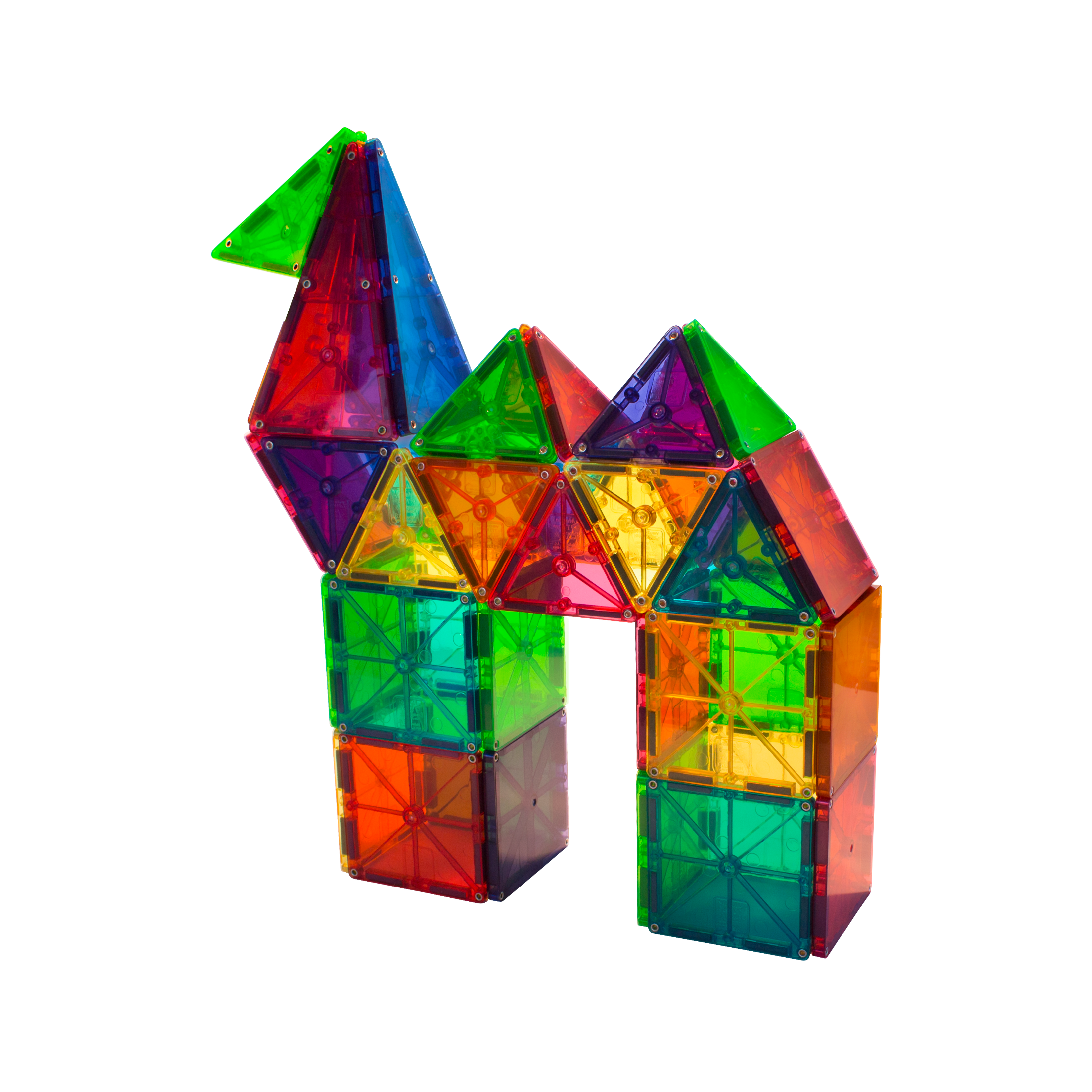 Structure built with MAGNA-TILES® Classic 100-Piece Set