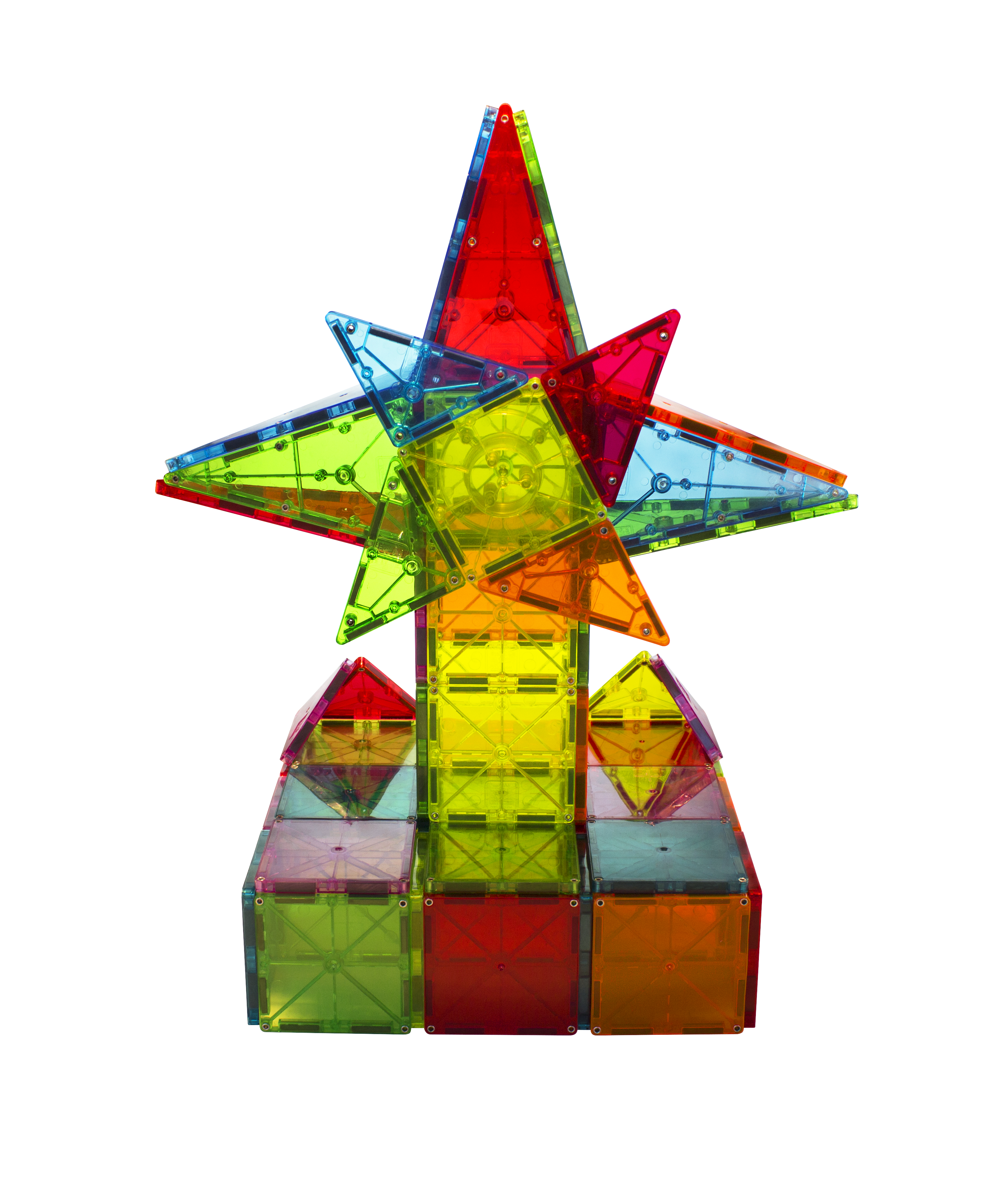 Example tower with of MAGNA-TILES® Metropolis 110-Piece Set