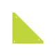 2 Right Triangles (1 Decorated)