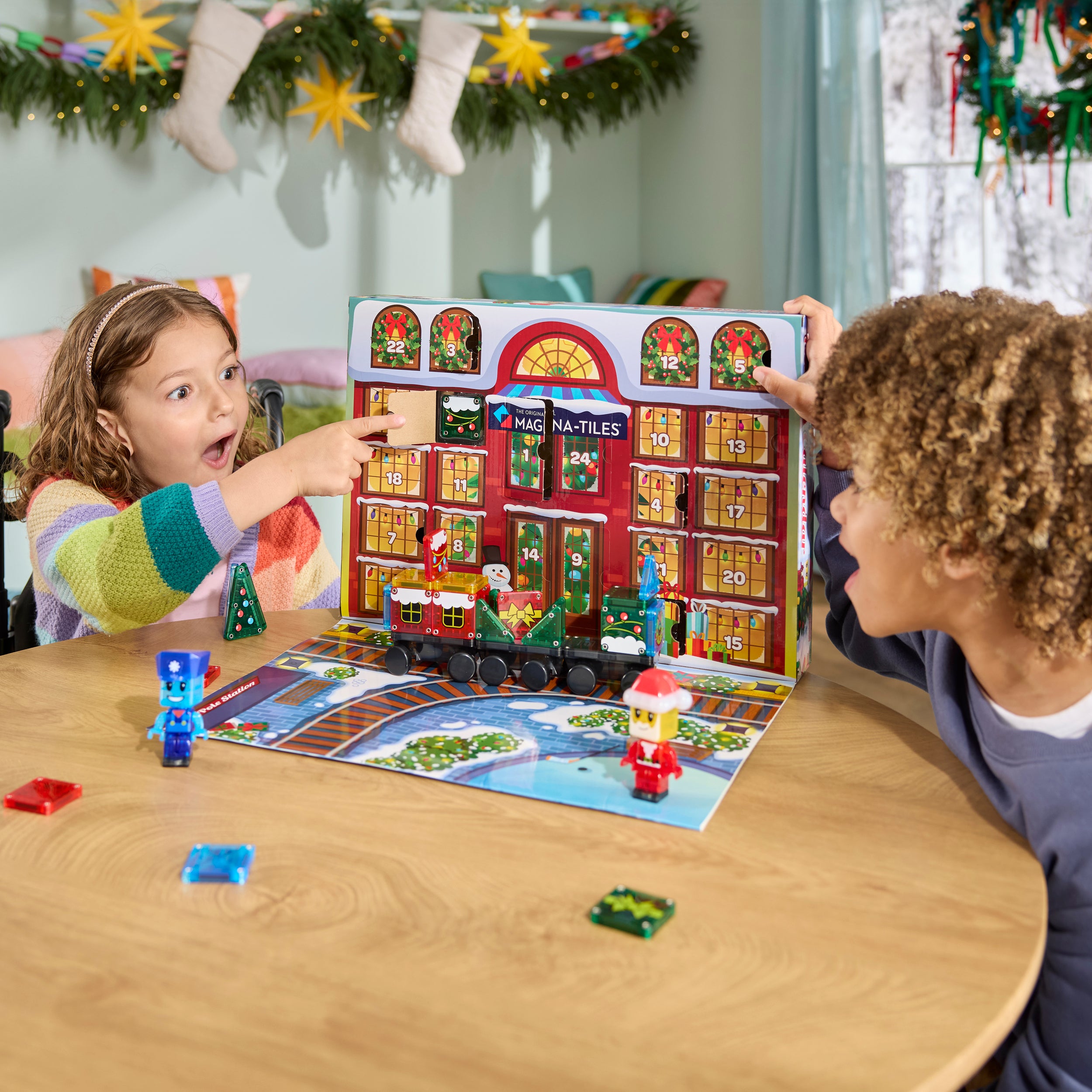 microMAGS Advent Calendar 34 Piece Set