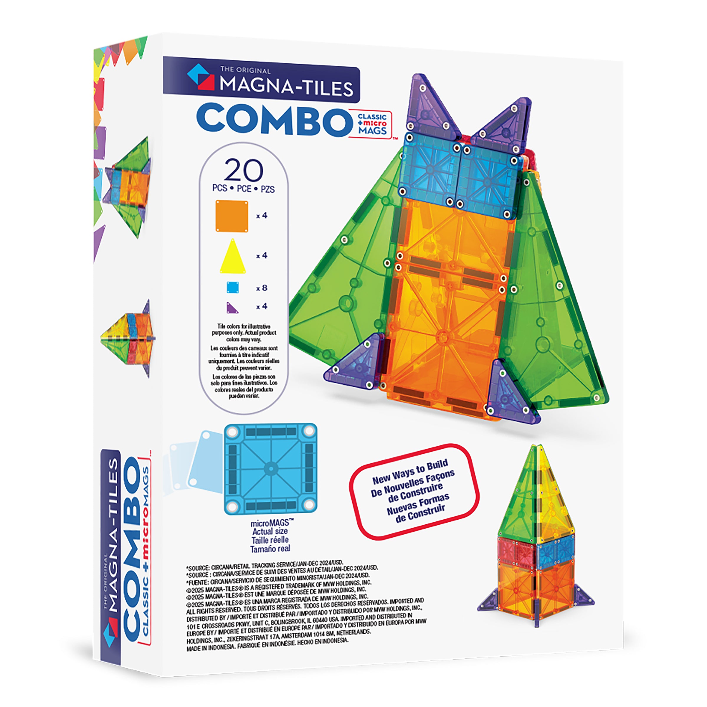 MAGNA-TILES MicroMAGS 70-delige Deluxe Magnetische Bouwset, het originele magnet MAGNA-TILES MicroMAGS 70-delige Deluxe Magnetische Bouwset, het originele magnet