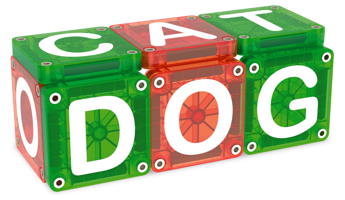 microMAGS LEARN Letters™ 56 Piece Set – MAGNA TILES