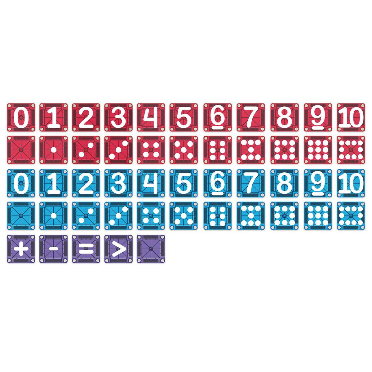 microMAGS LEARN Numbers™ 56 Piece Set – MAGNA TILES