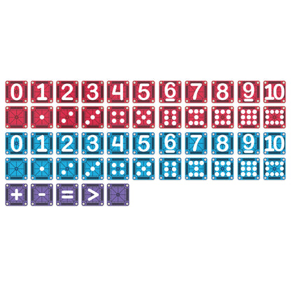 microMAGS Learn Numbers™ 56 Piece Set