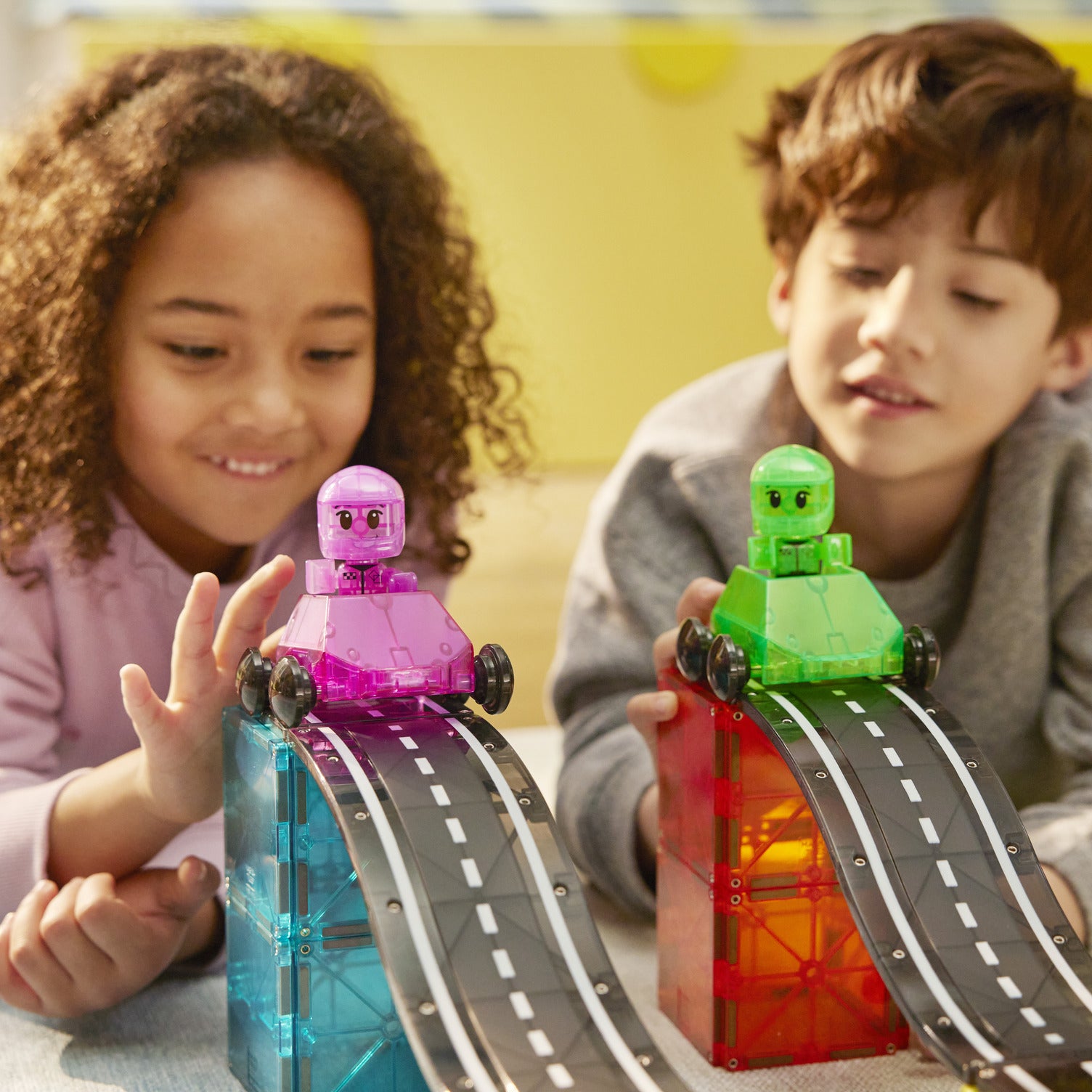MAGNA-TILES® Downhill Duo 40-Piece Set – Magnetic Building Set