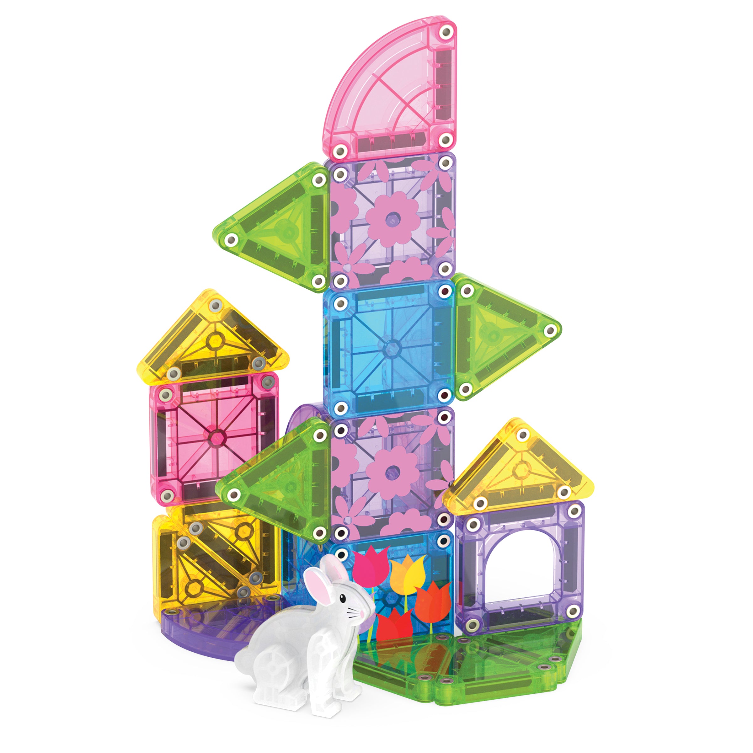 microMAGS Spring Garden 24 Piece Travel Set – MAGNA TILES