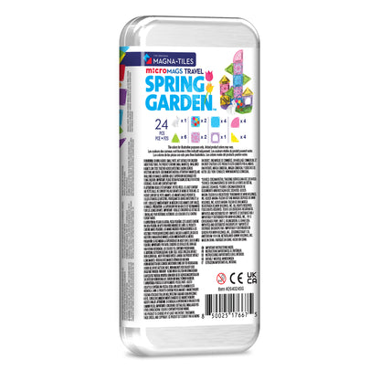 microMAGS Spring Garden 24 Piece Travel Set