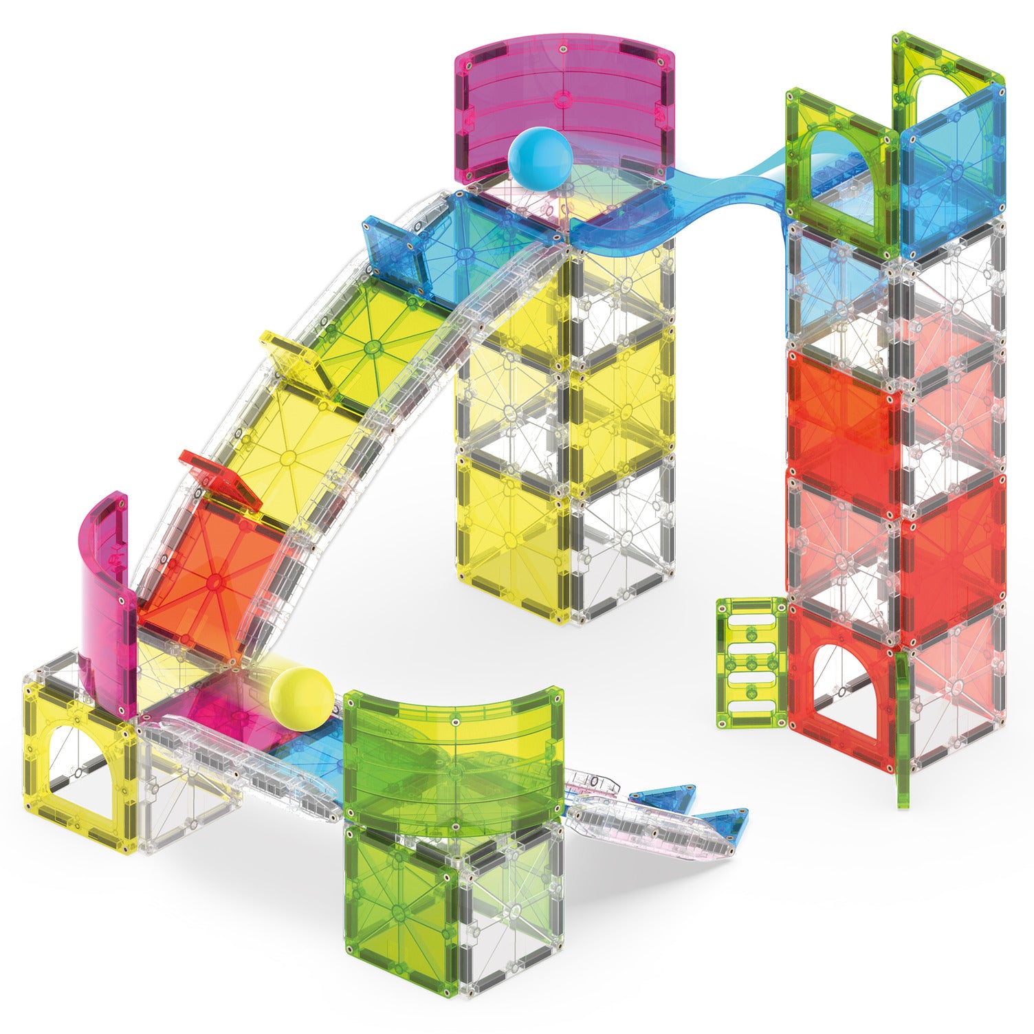 Rail Racers Max 80-Piece Set – MAGNA TILES