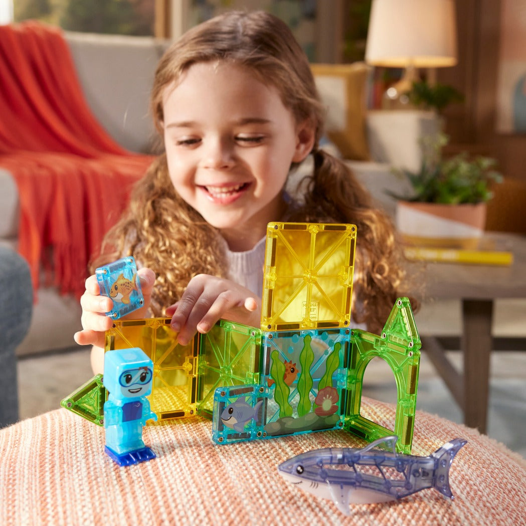 Shark Dive 13 Piece Set – MAGNA TILES