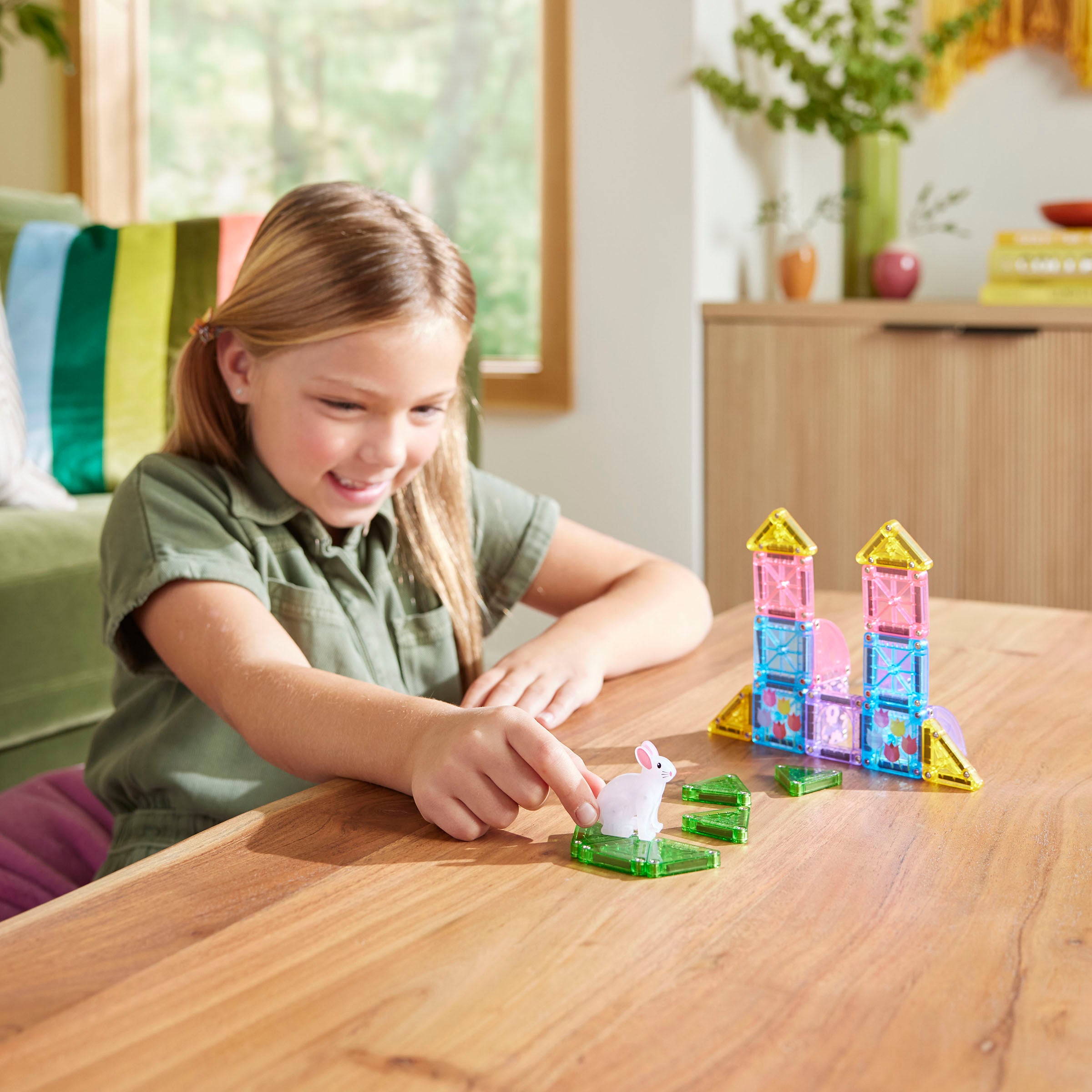 microMAGS Spring Garden 24 Piece Travel Set – MAGNA TILES