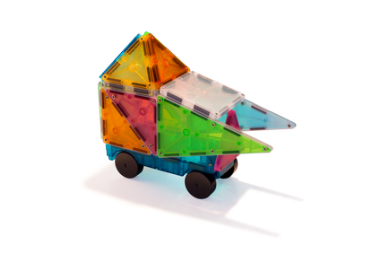 Example truck from MAGNA-TILES® Frost Grand Prix 50-Piece Set