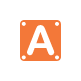 20 Orange Vowel Tiles