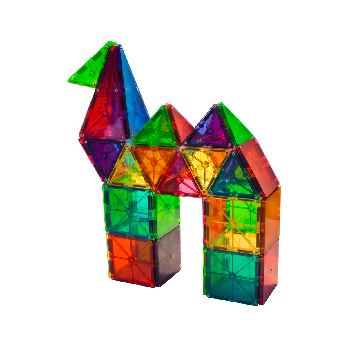 MAGNA-TILES® Classic 100-Piece Set – Magnetic Building Tiles for ...