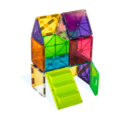 Example structure #2 built with MAGNA-TILES® House 28-Piece Set