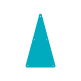 4  Isosceles Triangles (2 glitter, 2 standard)