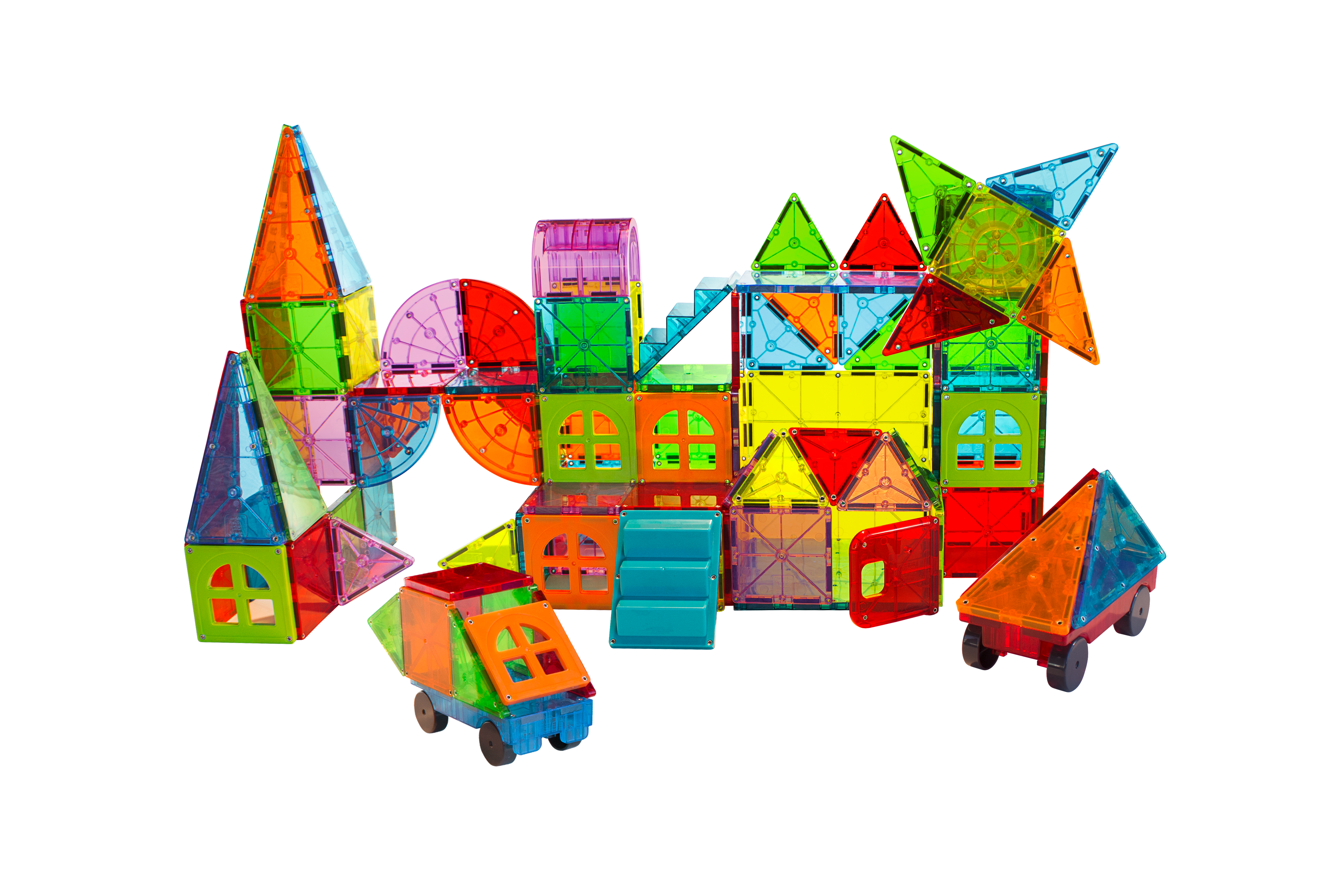 Example build with of MAGNA-TILES® Metropolis 110-Piece Set