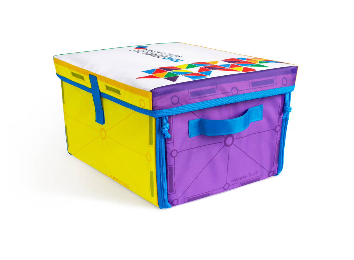 MAGNA-TILES® Storage Bin & Interactive Play Mat – Organize & Play ...