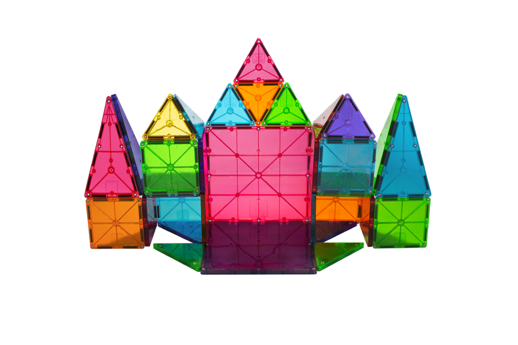 Magna Tiles Clear Colors 32 Piece Set Magna Tiles   MT Classic32 FOP 1 1024x683 