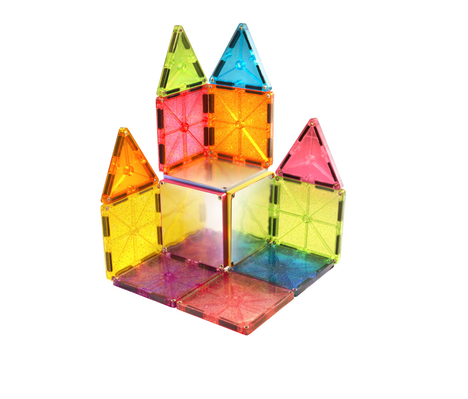 Magna-Tiles® Stardust 15-Piece Magnetic Building Set - Magna-Tiles®