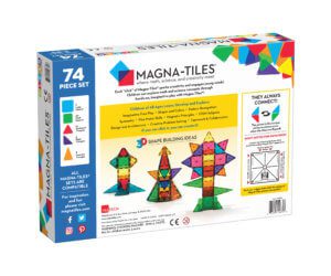 74 Piece Set Magna Tiles   MagnaTiles CC 74pc Angle Back 300x250 