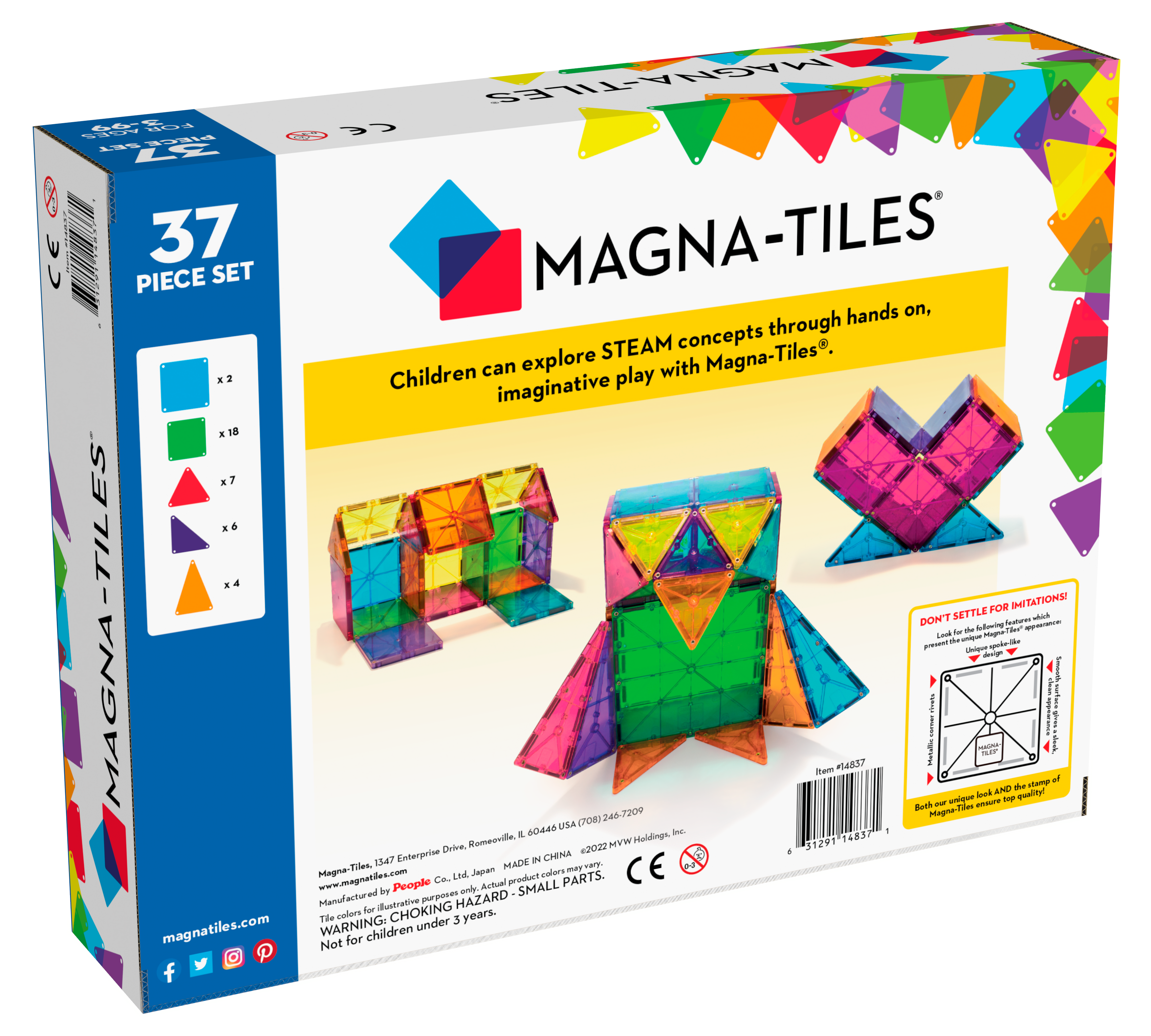 magnatiles 37 piece set