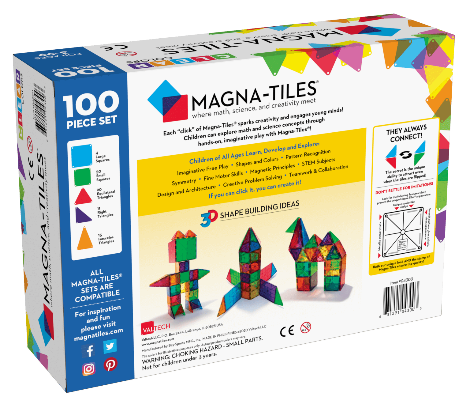 MagnaTiles® 100Piece Set MagnaTiles®