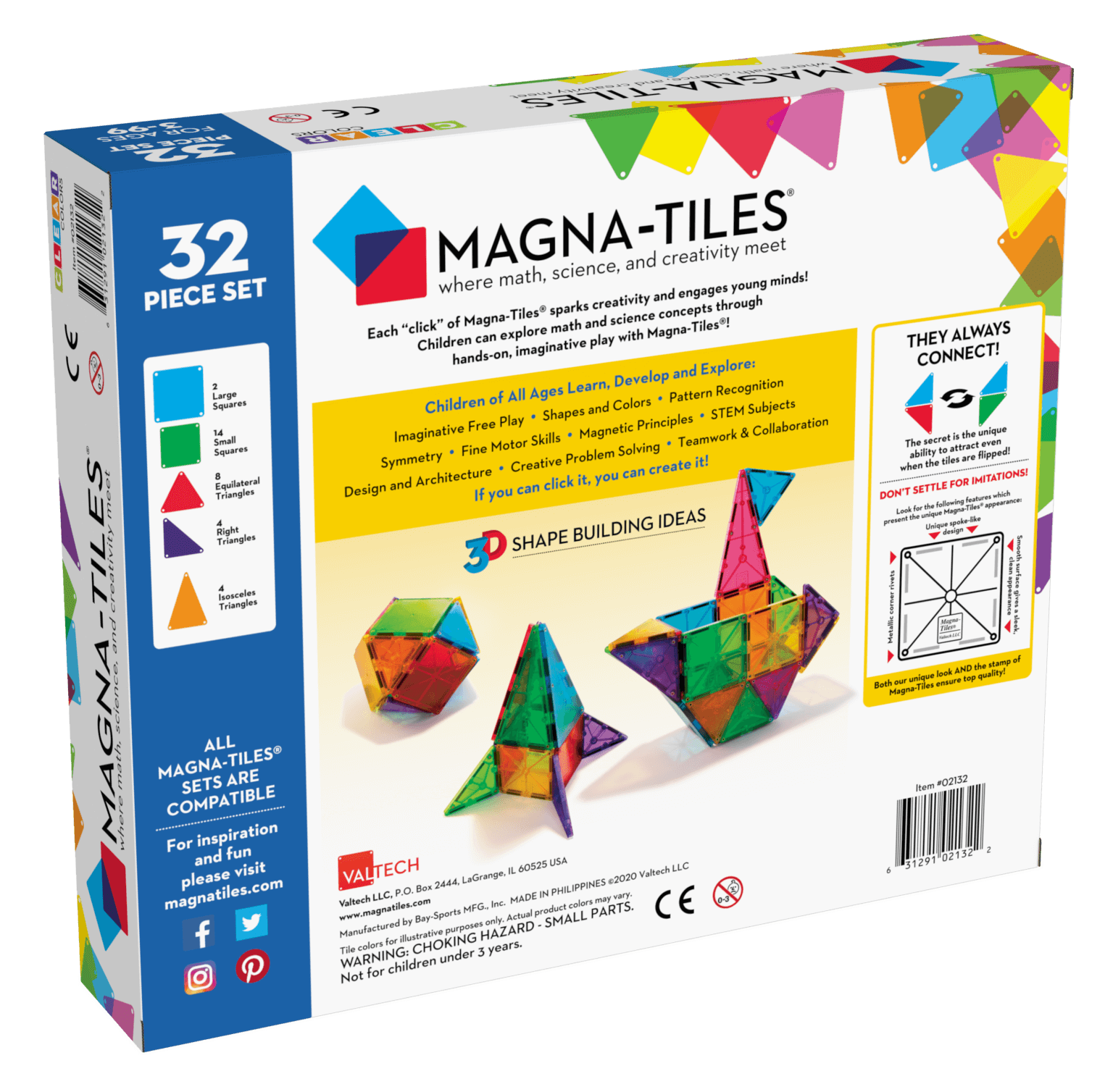 Magna-Tiles® 32-Piece Set – Magna-Tiles®