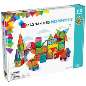 Best Choice Products 110-Piece Kids Magnetic Tiles Set, Educational  Building STEM Toy w/ Case - Multicolor 