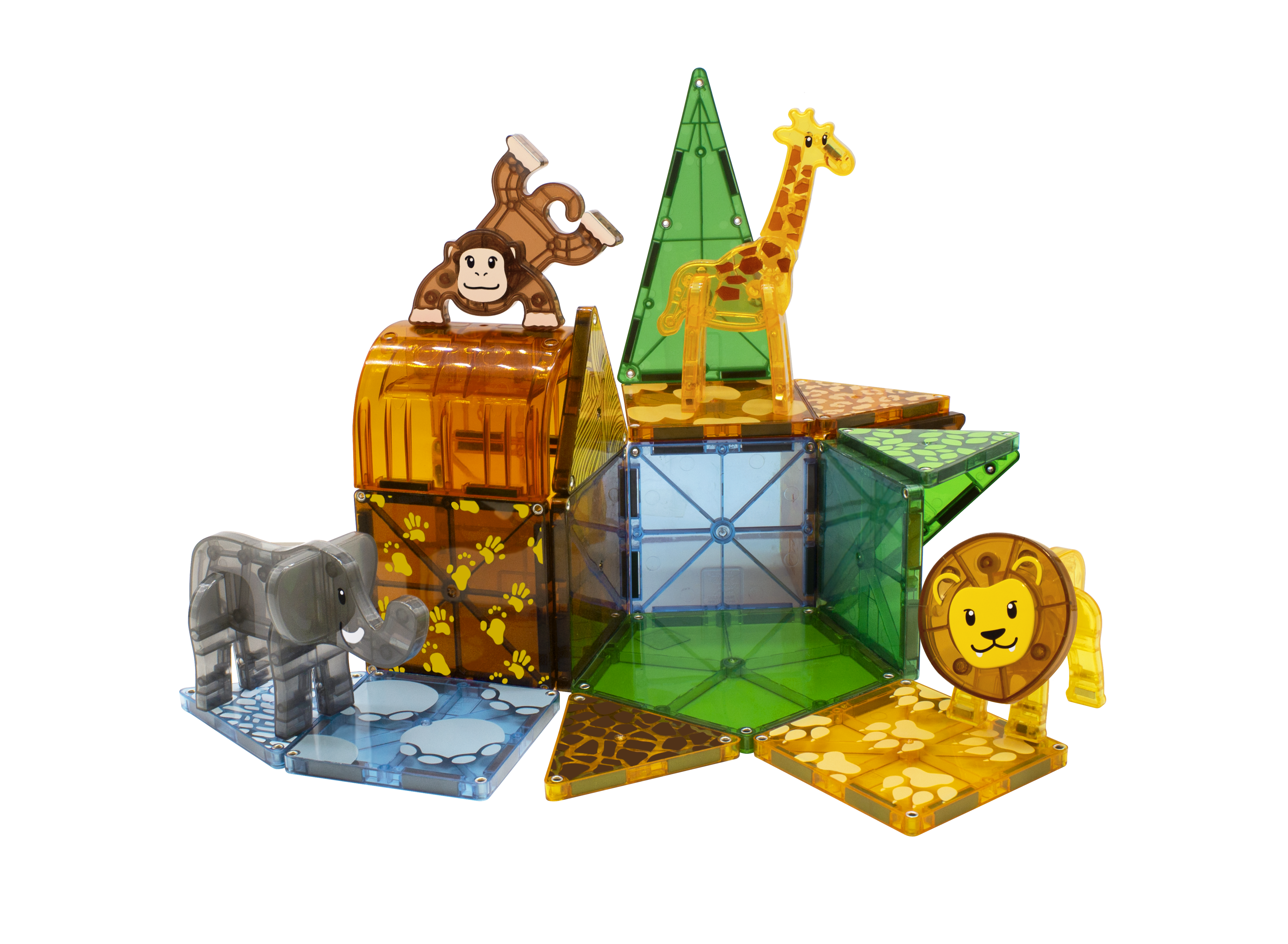 Magna-Tiles® Safari Animals - 25 Piece Set
